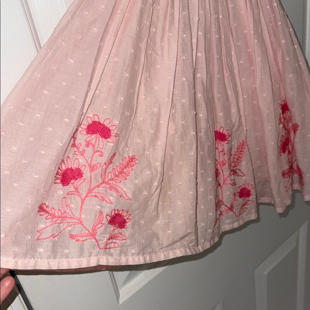 Pink Embellished Ruffled Sundress - Picture 3 of 11